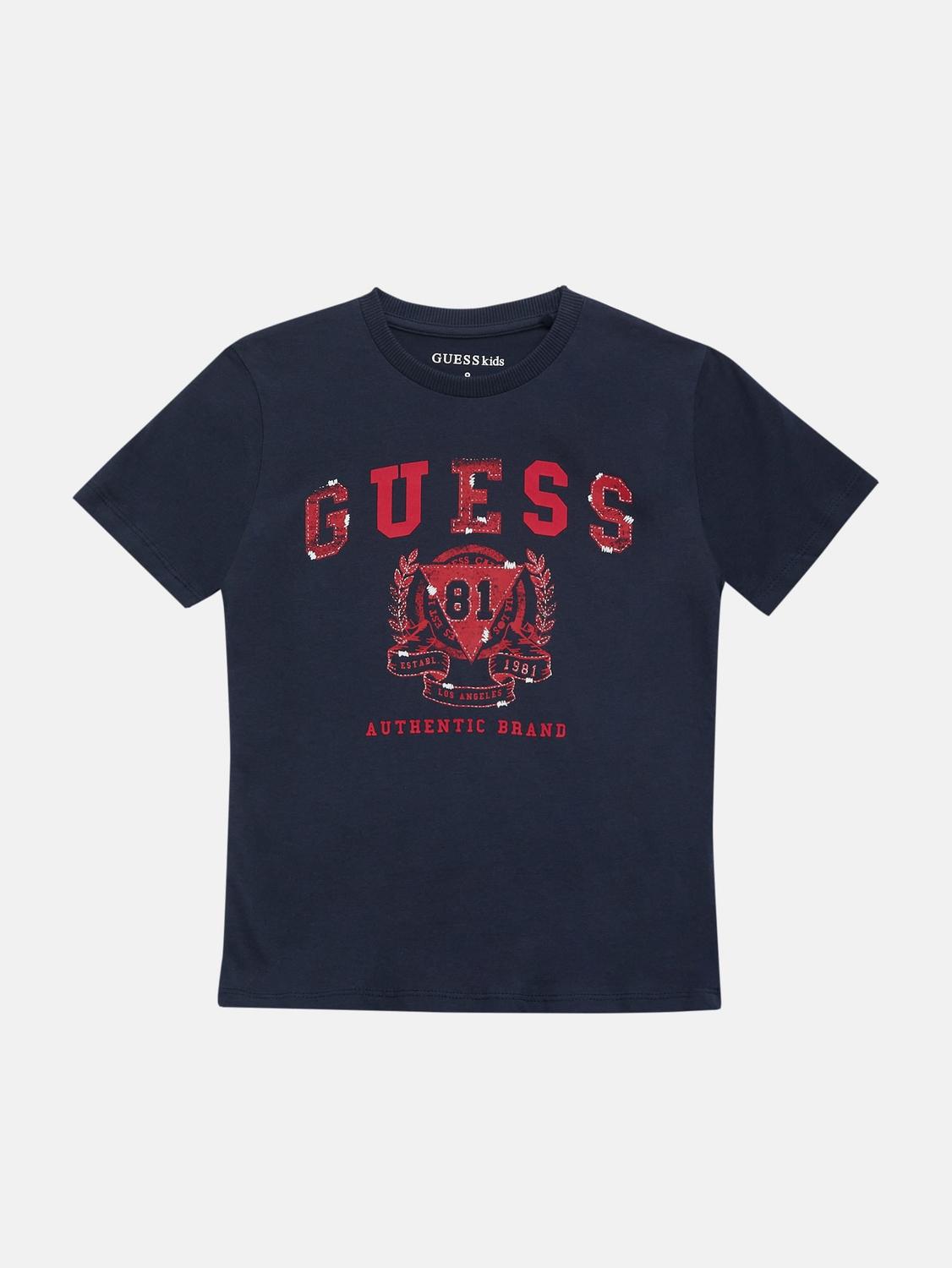 

Футболка с логотипом Eco College (7-16) Guess Factory, синий