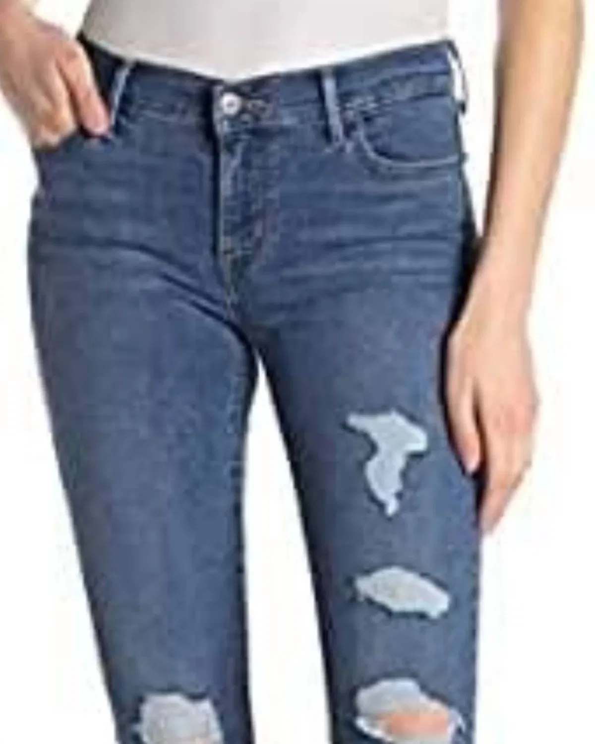 Джинсы 710 Super Skinny, средний оттенок Levi's, Medium Wash — фото 2