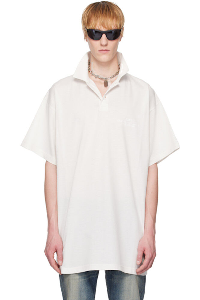 

Белая рубашка-поло BB Garderobe Balenciaga