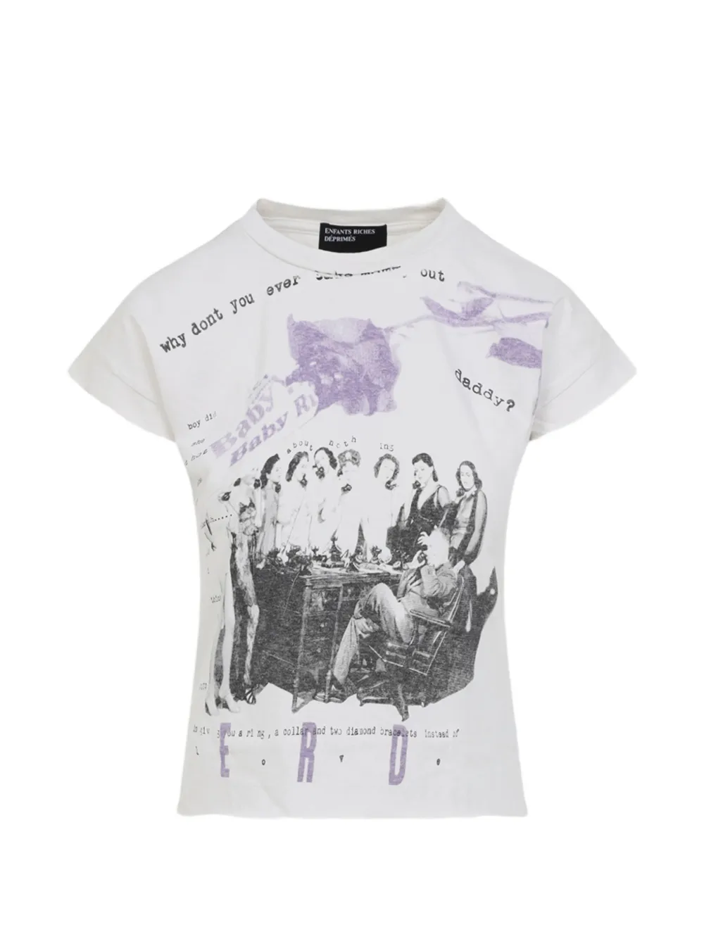

Футболка с принтом Enfants Riches Deprimes, белый