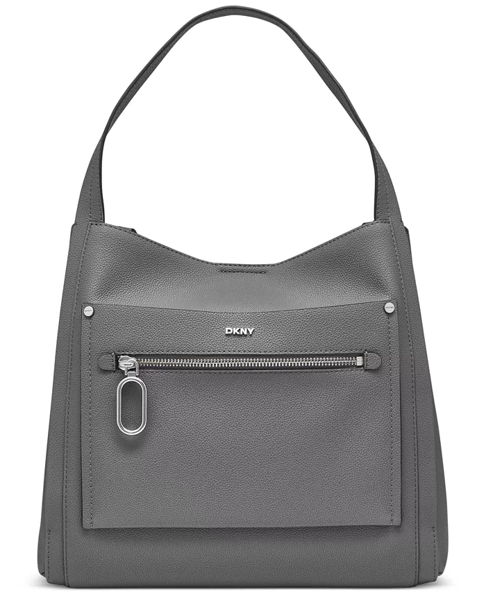 

Сумка Nala Medium Hobo DKNY, серый