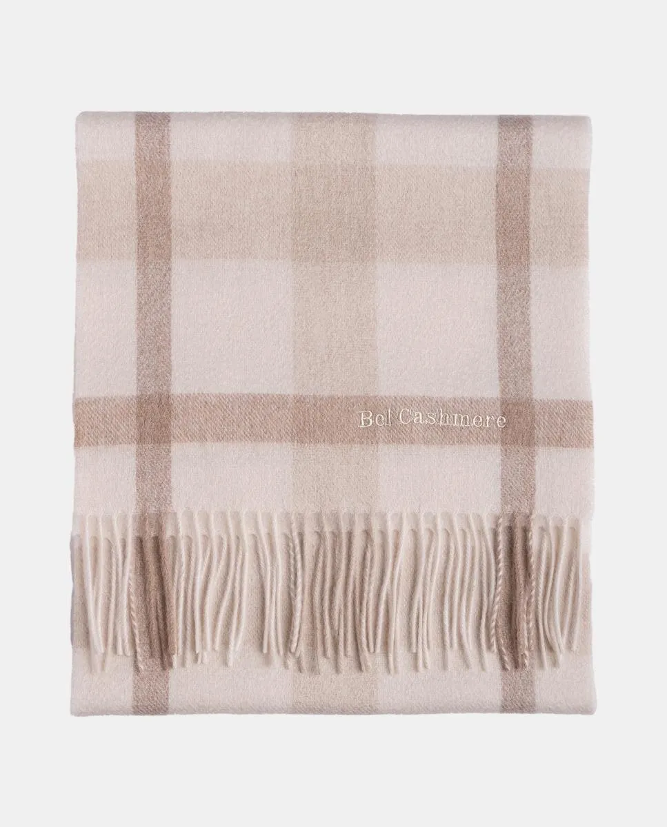 

Кашемировая шаль Bel Cashmere, бежевый