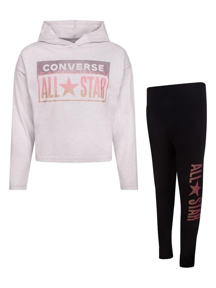 

Леггинсы Converse 2tlg. Outfit, цвет Hellgrau/Schwarz