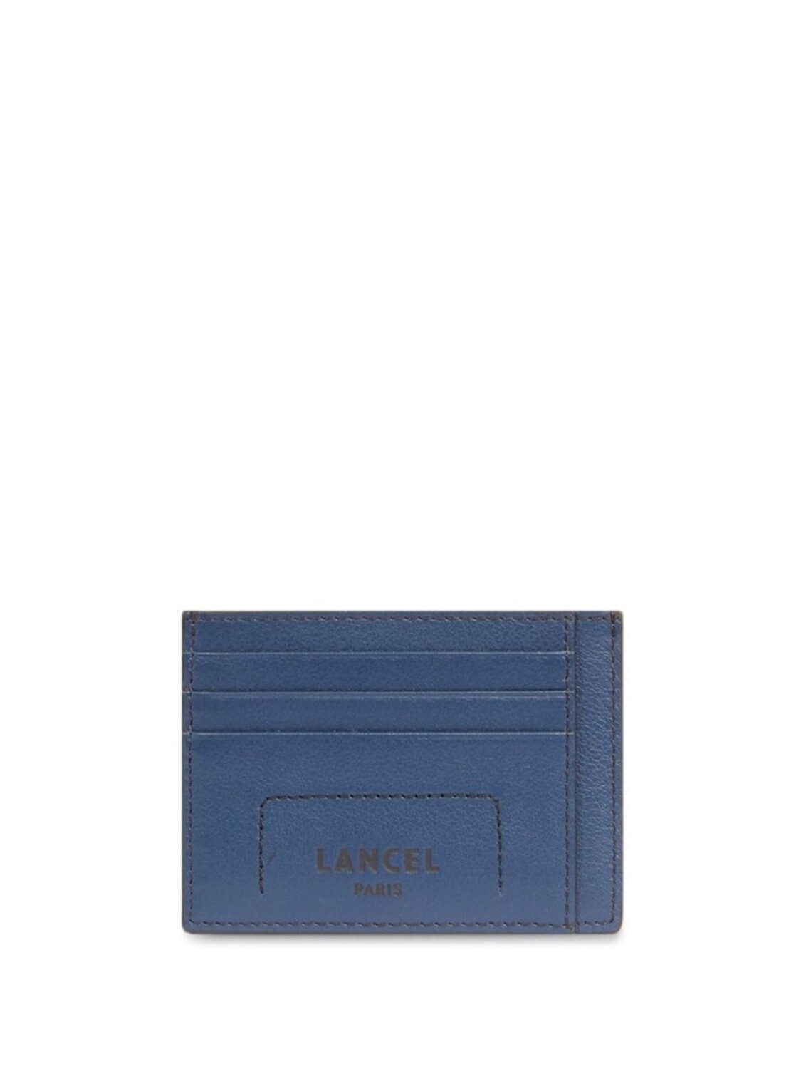 

Lancel картхолдер 6cc с логотипом, синий