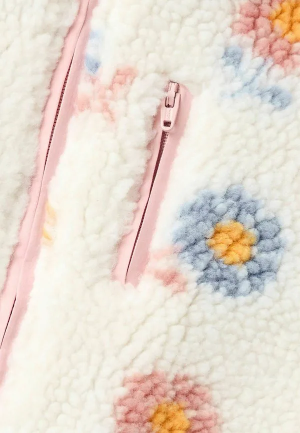 Куртка из флиса с капюшоном стандартного кроя Jojo Maman Bébé, Cream — фото 3