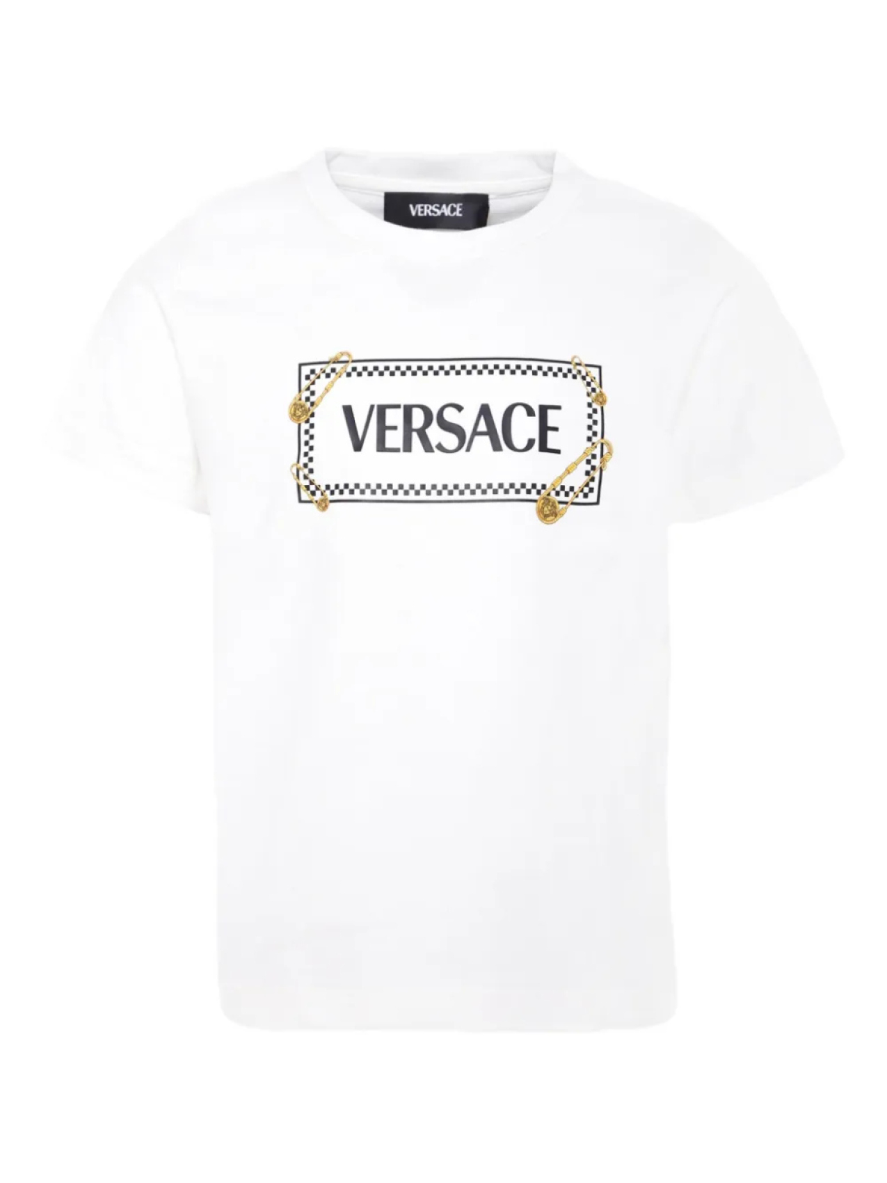 

Футболка с логотипом Versace Kids, белый