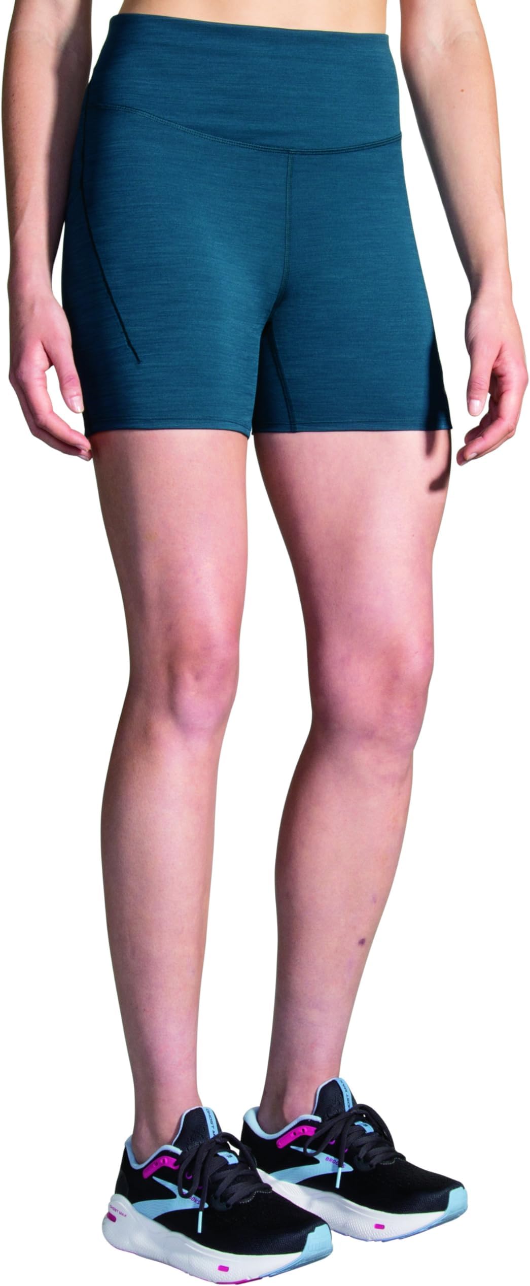 

Шорты Brooks Spark 5" Short Tights, цвет Heather Ocean Drive