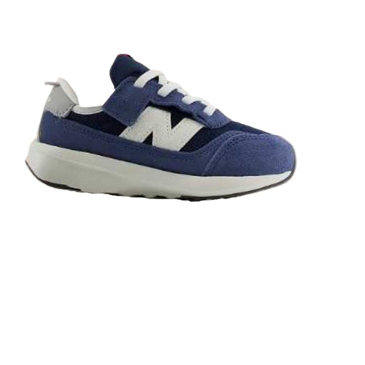 New Balance 370 устойчивые к истиранию низкие детские ботинки blue для младенцев и малышей — фото 2