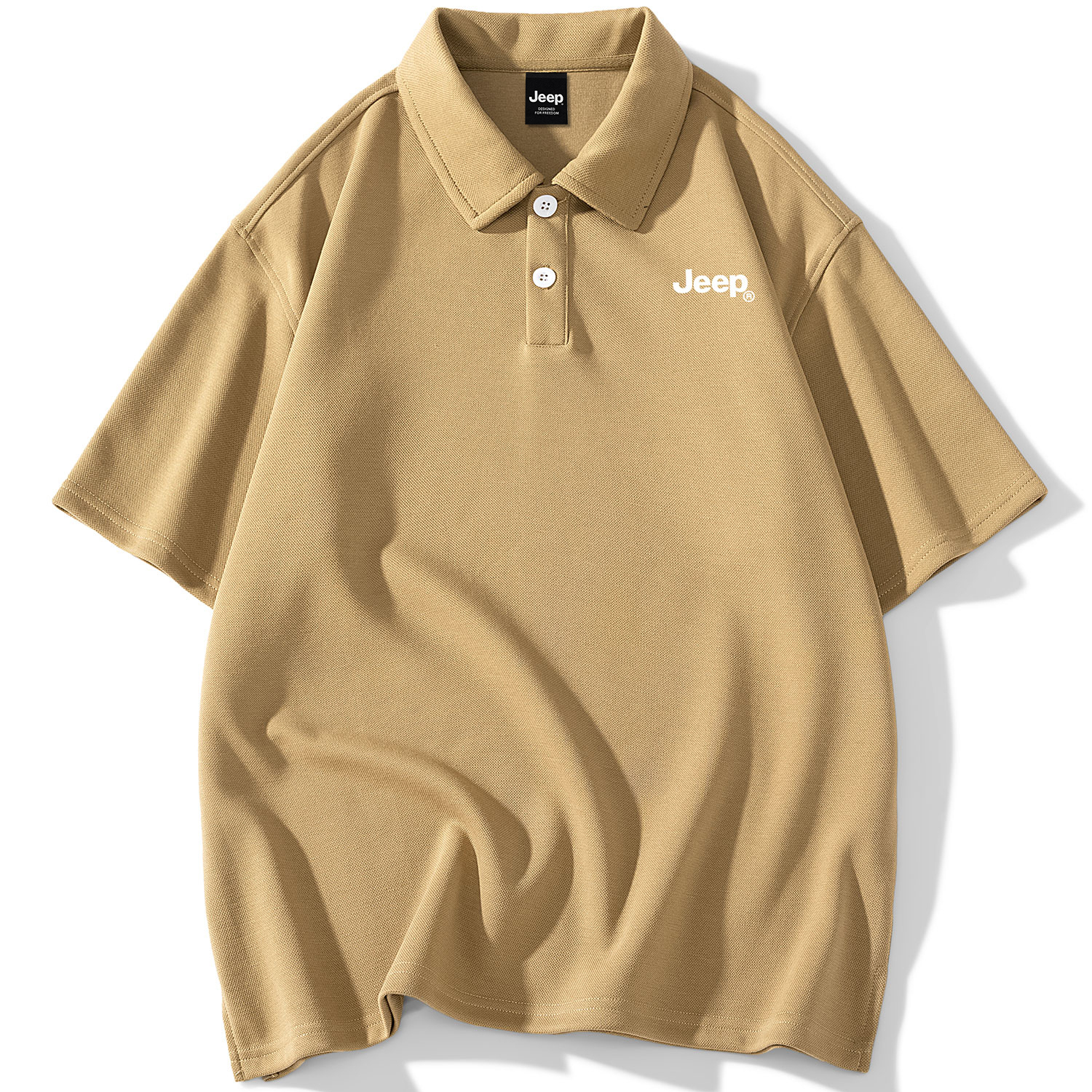 

Унисекс поло Jeep, хаки