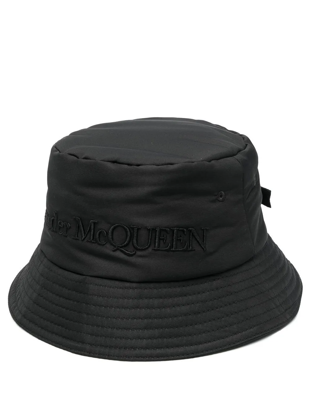 

Панама с вышитым логотипом Alexander McQueen, черный