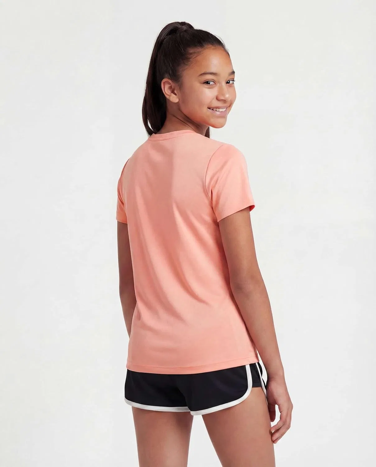 Футболки Reebok, 3 шт., Solid Black, Solid Peach Bud, Solid Bright White — фото 3