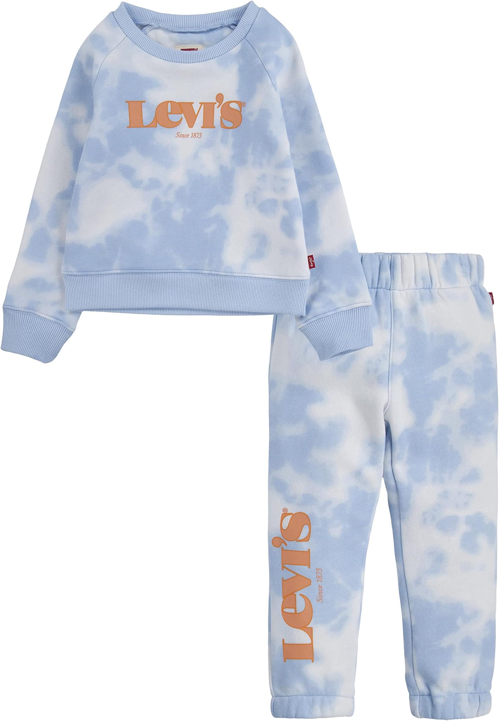 

Детский набор Levi'S Tie-Dye Knit Set, цвет Plein Air