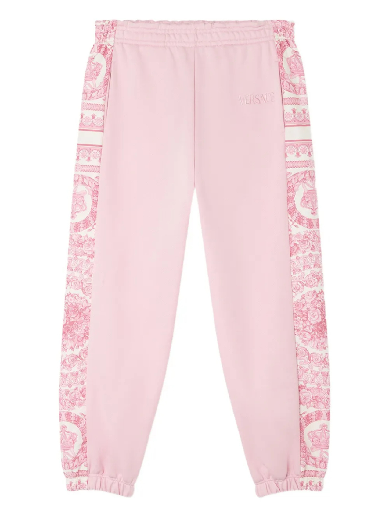 

Versace Kids джоггеры со вставками Barocco, розовый
