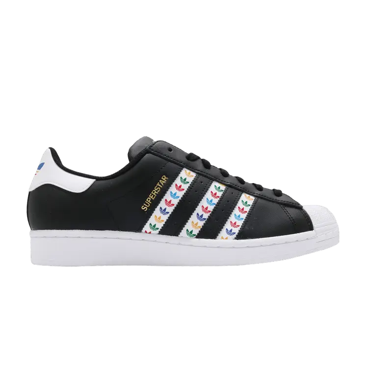 

Кроссовки adidas Superstar 'Black Multi', черный