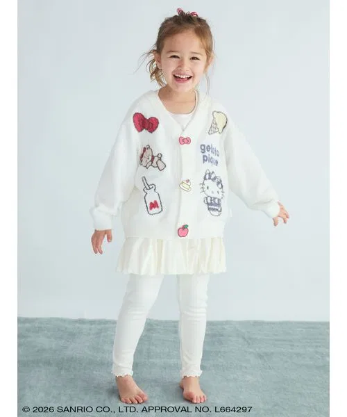 Кардиган Gelato Pique Kids Smoothie с Hello Kitty, светло-голубой — фото 3