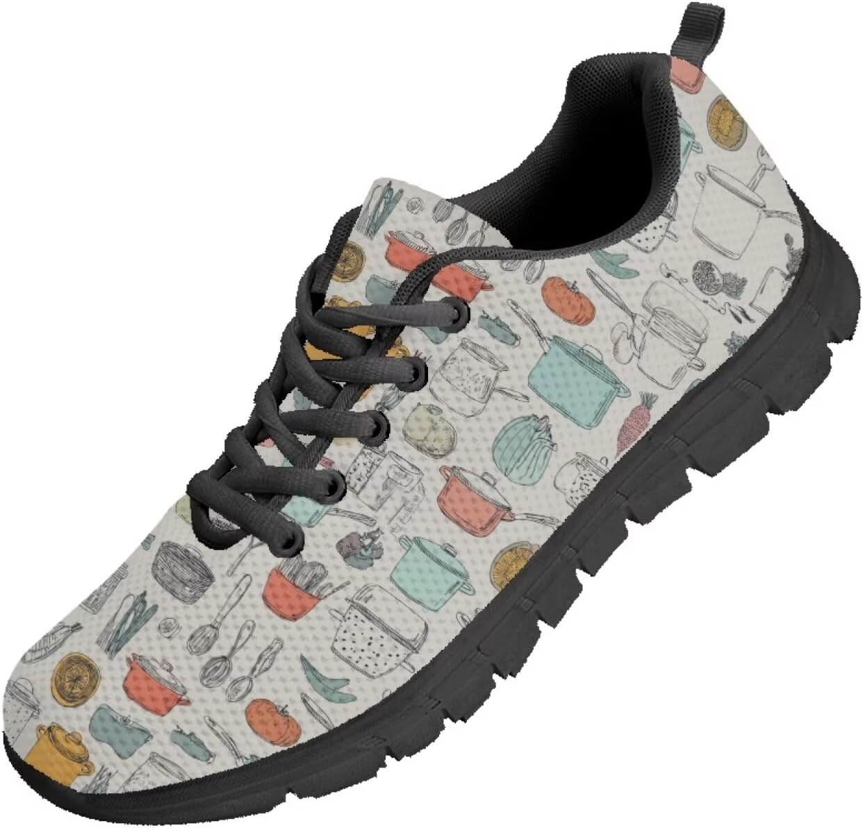 

Кроссовки для бега мужские Funnydude Funny Print, легкие и дышащие, весенние, Cartoon Kitchenware