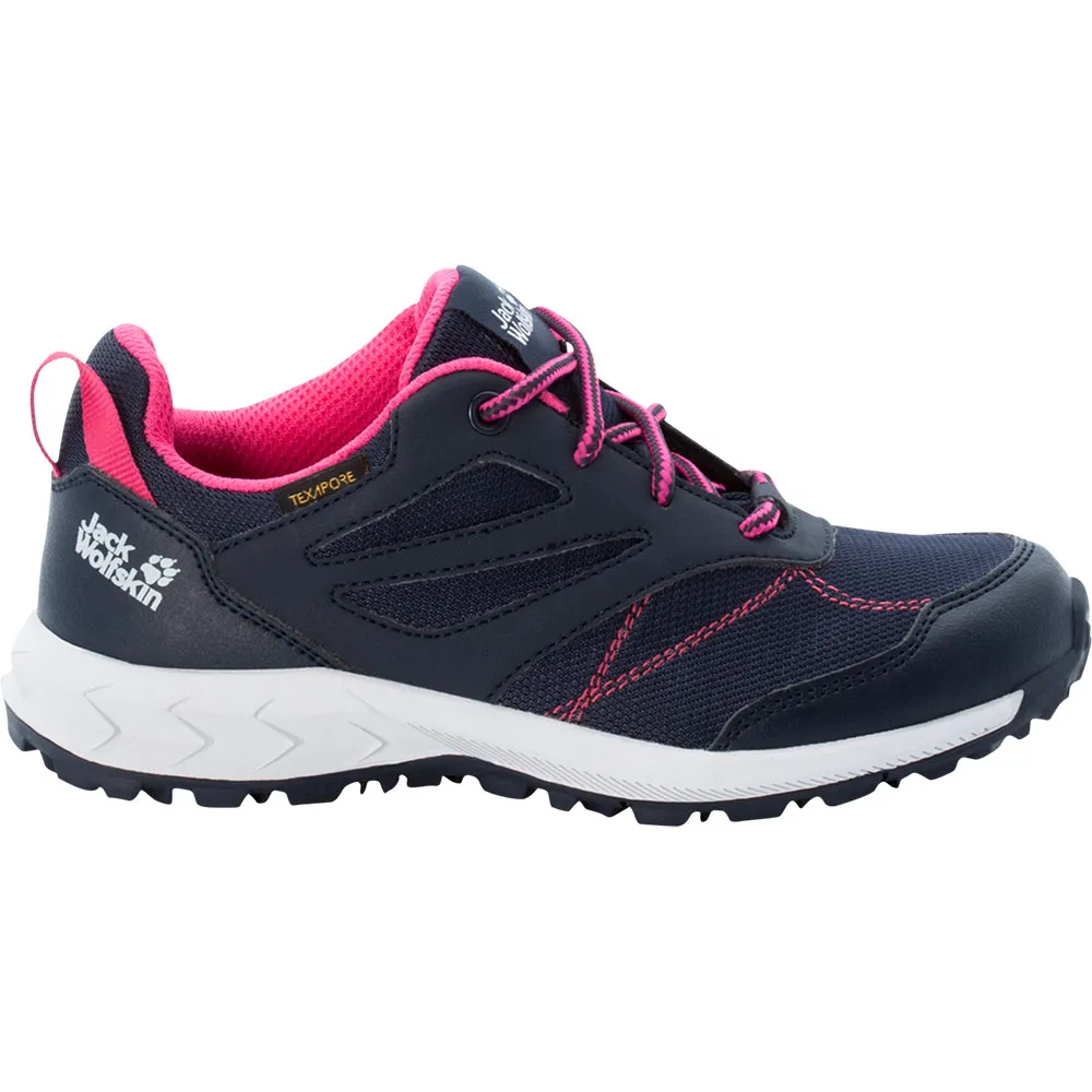 

Походные ботинки Jack Wolfskin Woodland Texapore Low, фиолетовый
