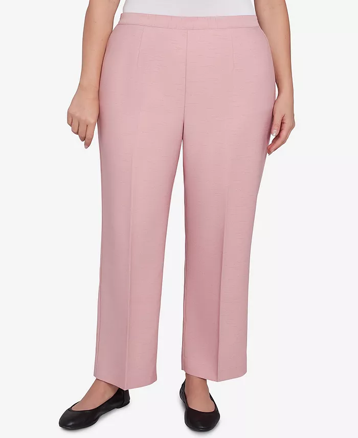 

Брюки Plus Size Estate of Mind Estate Pull-On средней длины Alfred Dunner, розовый