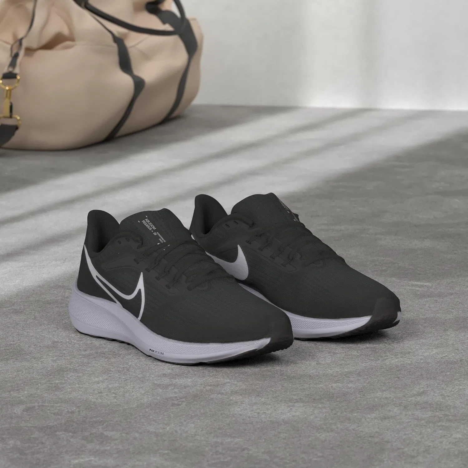 Мужские беговые кроссовки Nike Pegasus 39, Black — фото 3