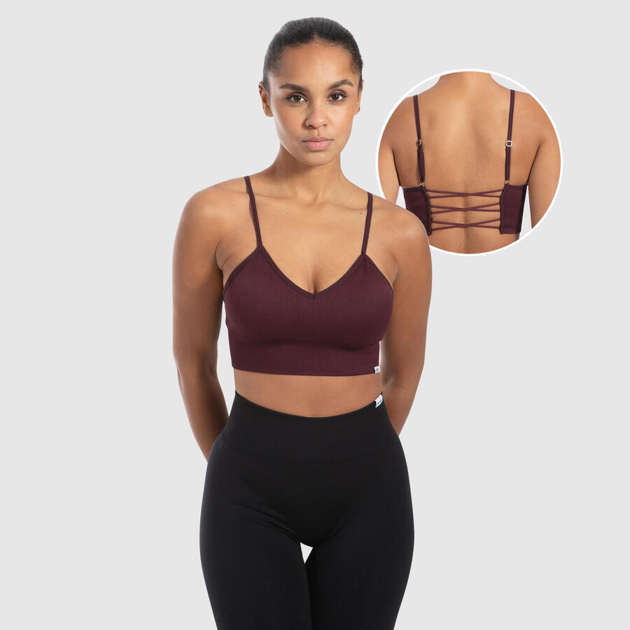 

SMILODOX Женский спортивный бюстгальтер Alma темно-фиолетовый