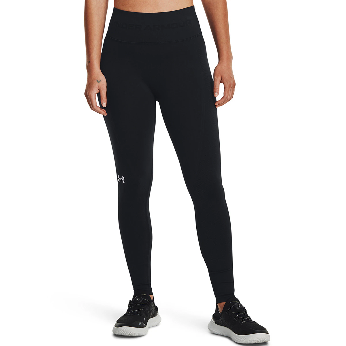 

Шлейф Бесшовные женские леггинсы Under Armour, чёрный