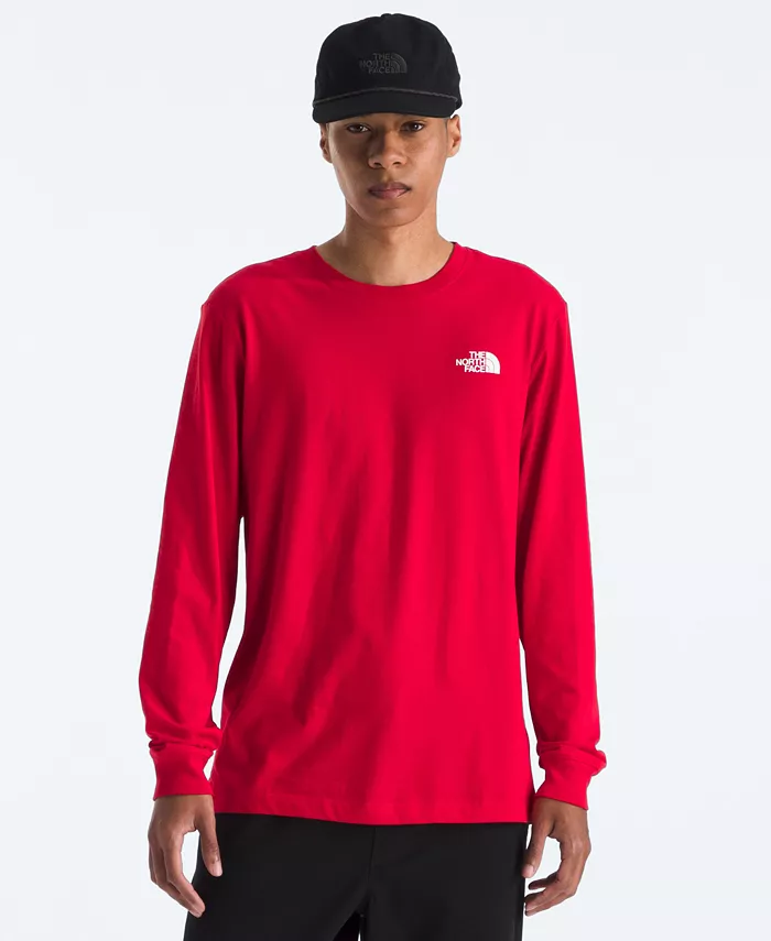 

Мужская футболка Evolution Box с длинными рукавами The North Face, красный