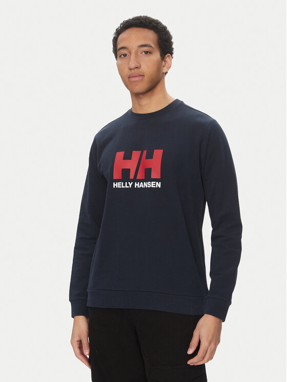 

Толстовка обычного кроя Logo Crew 30395 Helly Hansen, синий