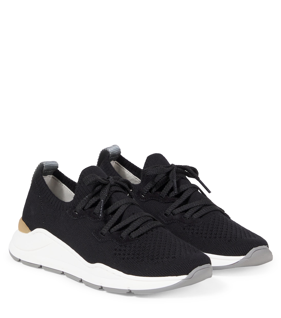 

Низкие кроссовки Brunello Cucinelli Kids, Nero + Nero