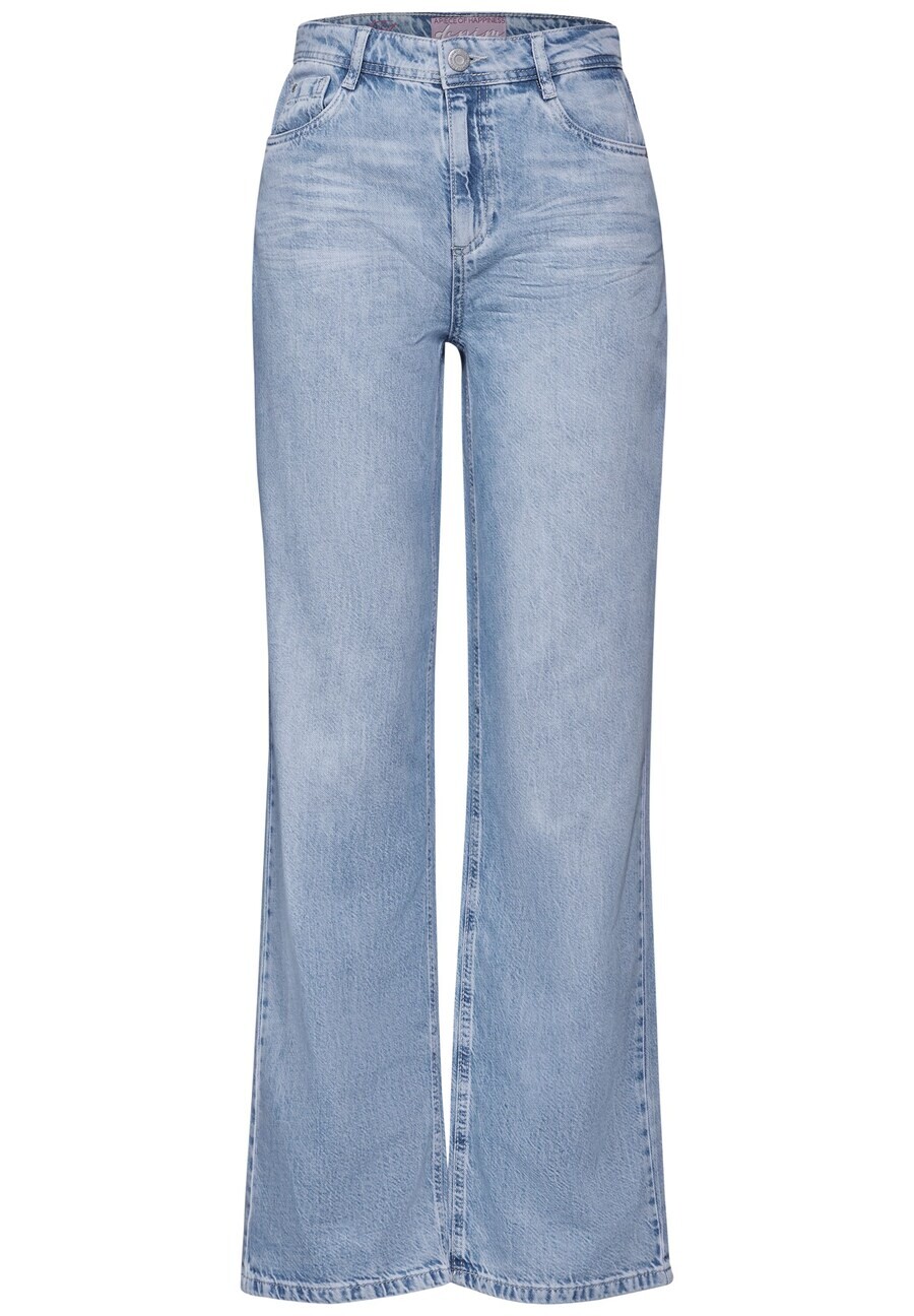 

Джинсы STREET ONE Flared Jeans, синий деним