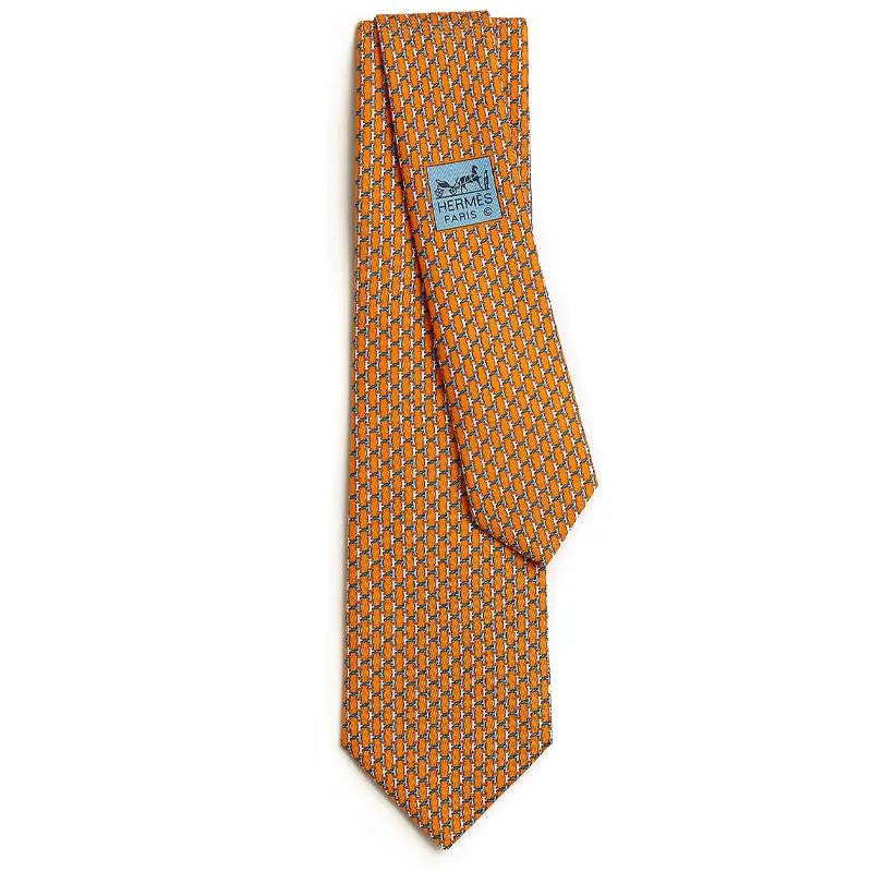 

Мужские галстуки Mulberry Silk Orange HERMES