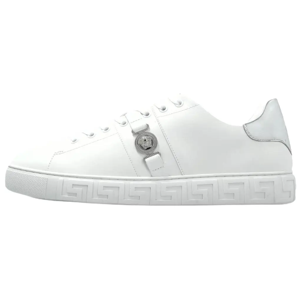 

VERSACE Низкие скейтерские кеды мужские белые