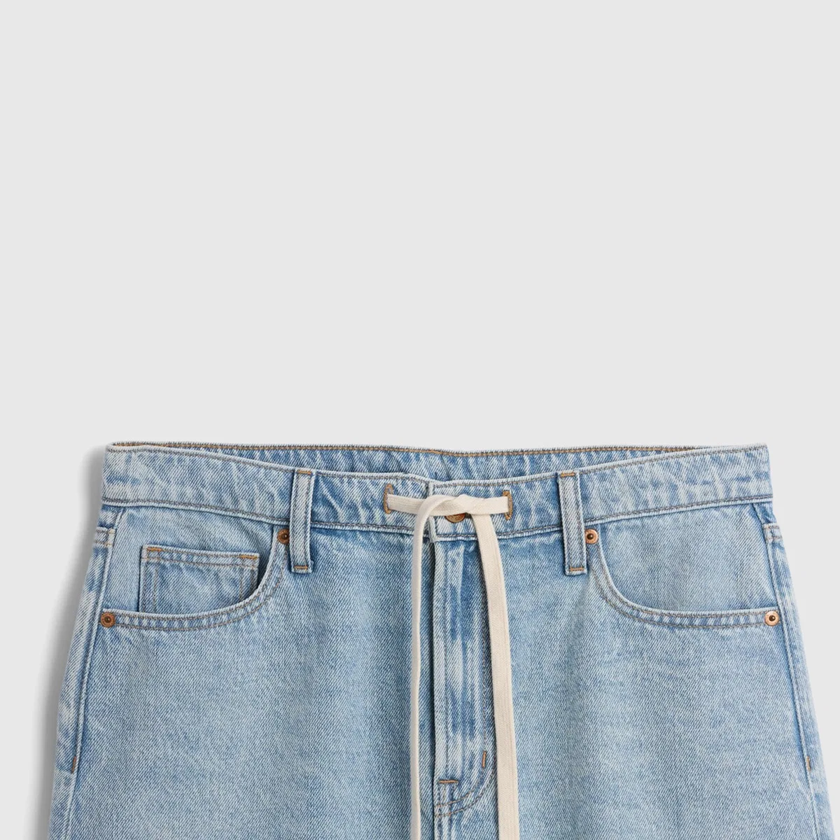 Джинсовые шорты Washed Indigo GAP — фото 3