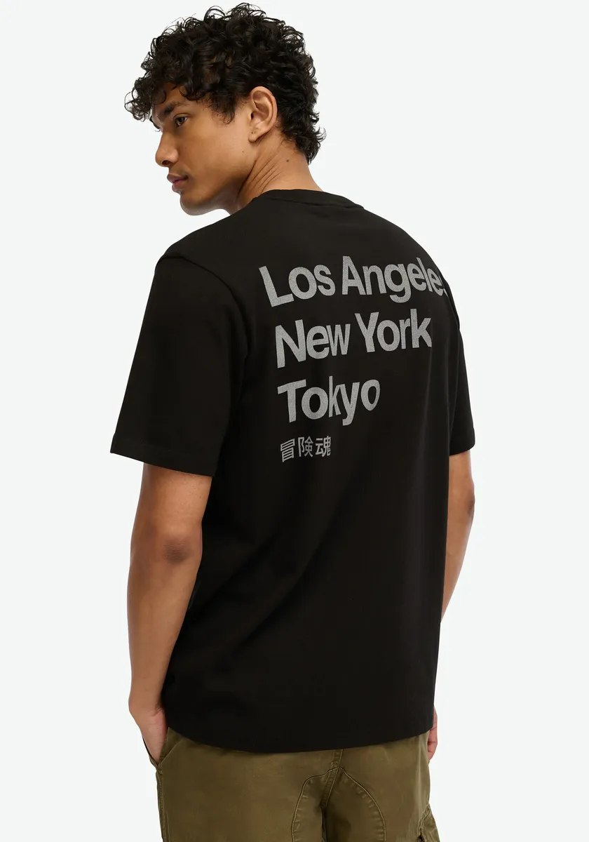 

Футболка Superdry "CORE LOGO CITY LOOSE TEE", черный