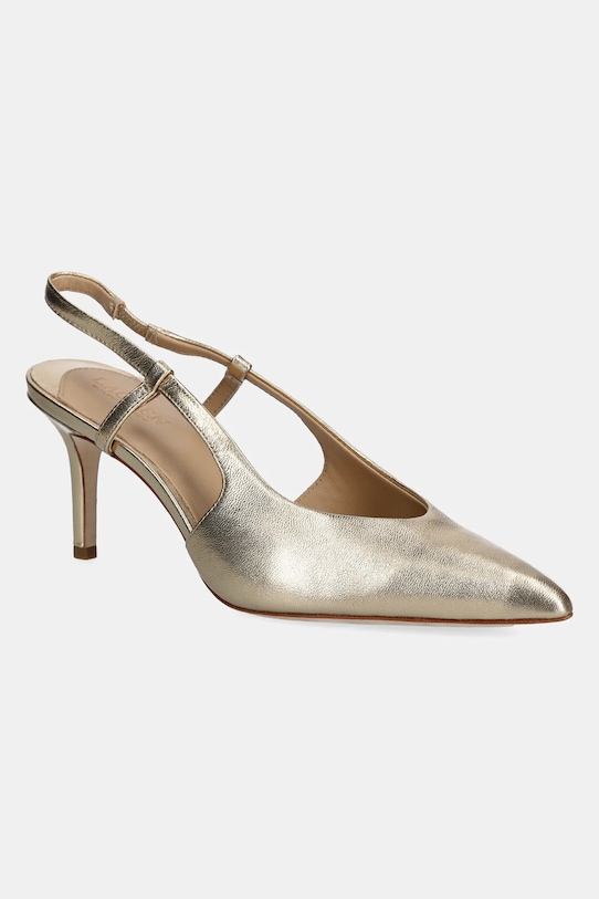 Кожаные туфли-лодочки Khloe Slgbck Lauren Ralph Lauren, золотой
