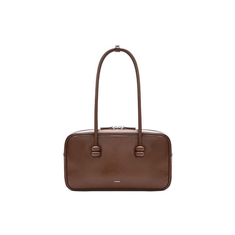 

Женская сумка через плечо из коровьей кожи MUBA цвета обожжённого чая/сумеречного чёрного/экрю/праздничного красного