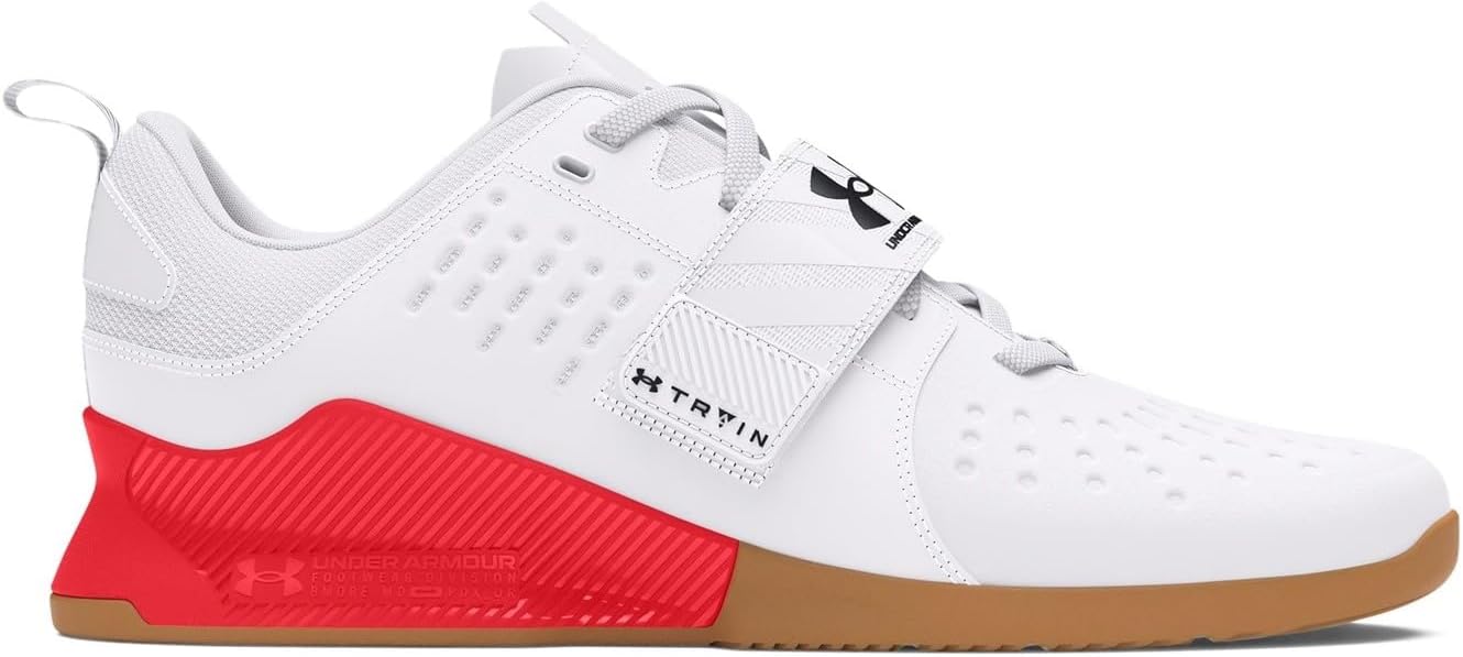 

Кроссовки для тренировок Unisex UA Reign Lifter, поддержка пятки с инъекцией TPU Under Armour, White/Black