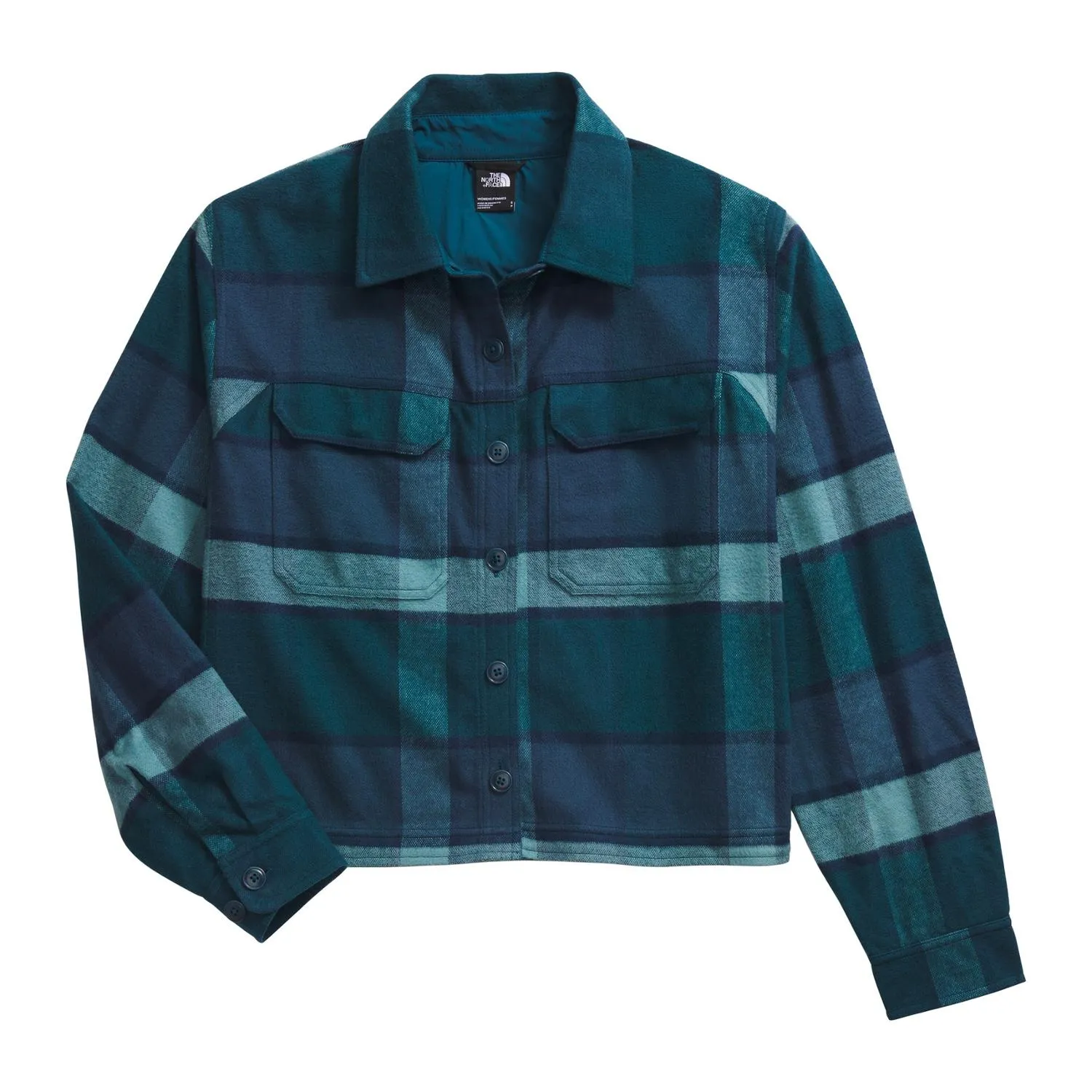 

Долина фланелевая рубашка The North Face, Algae Blue Macro Plaid