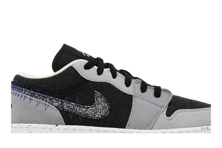 Кроссовки Air Jordan Air Jordan 1 Low SE GS 'Crater', серый — фото 3