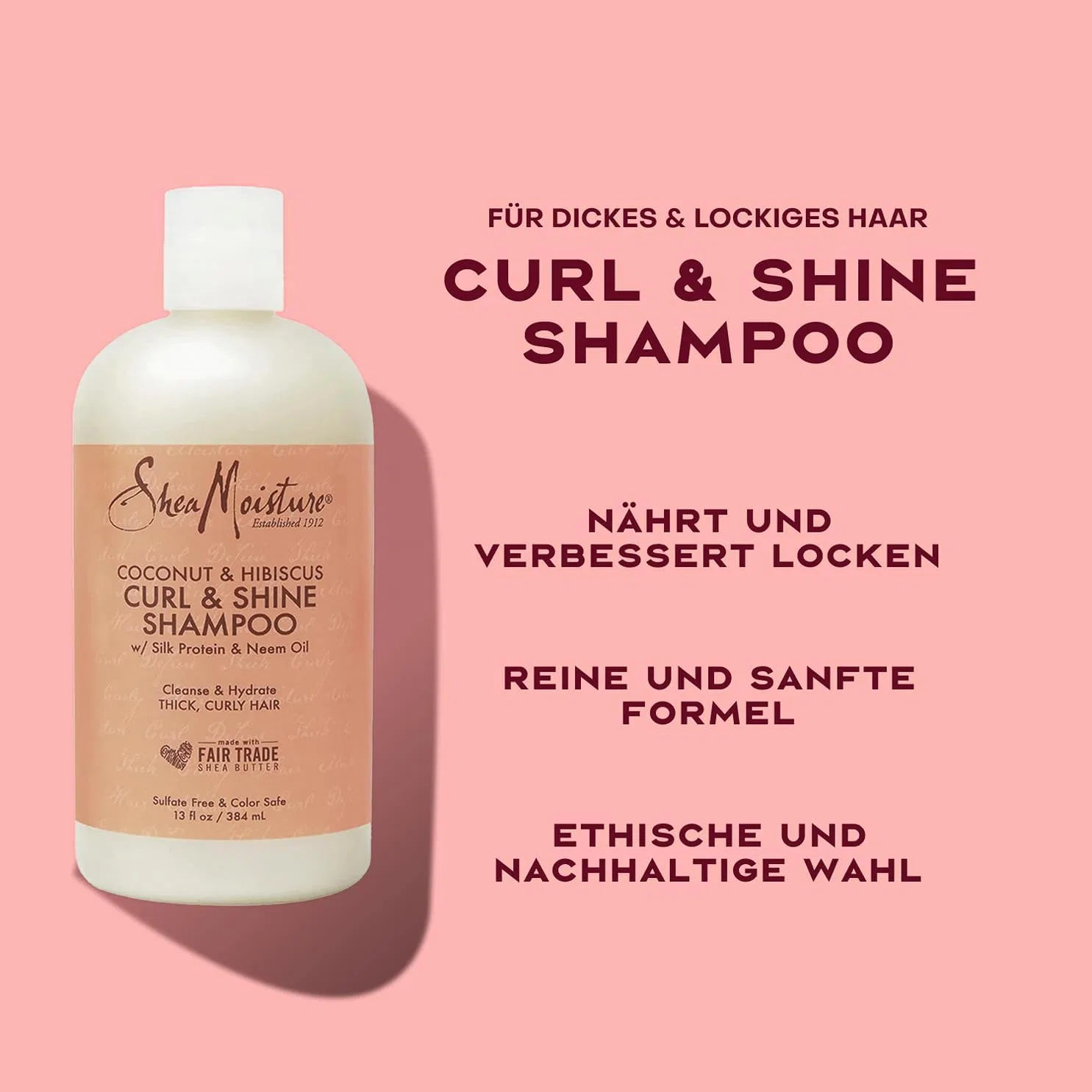 Набор для вьющихся волос SheaMoisture Curl & Shine с кокосовым маслом и гибискусом Shea Moisture — фото 3