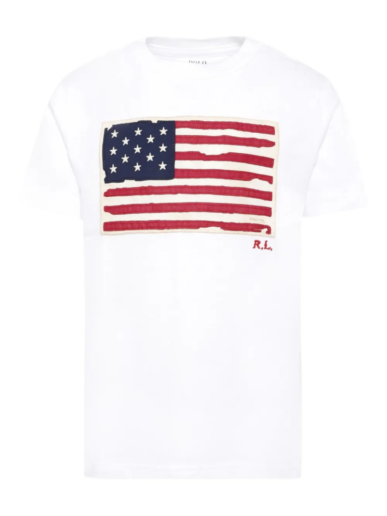 

Футболка POLO RALPH LAUREN KIDS с графическим принтом, белый