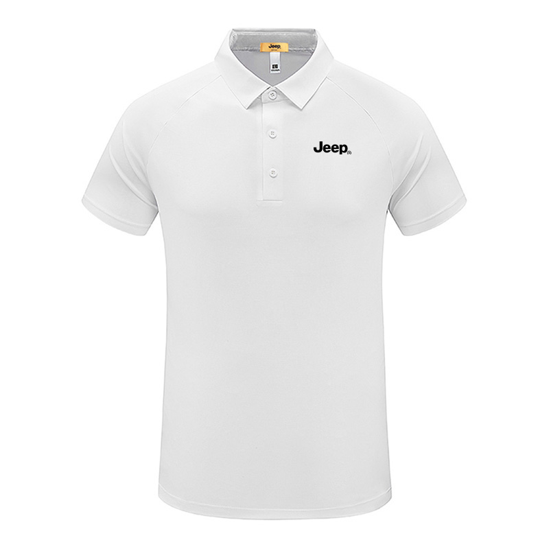 

Футболка-поло Unisex с воротником-поло, умеренно прямого кроя Jeep, белый