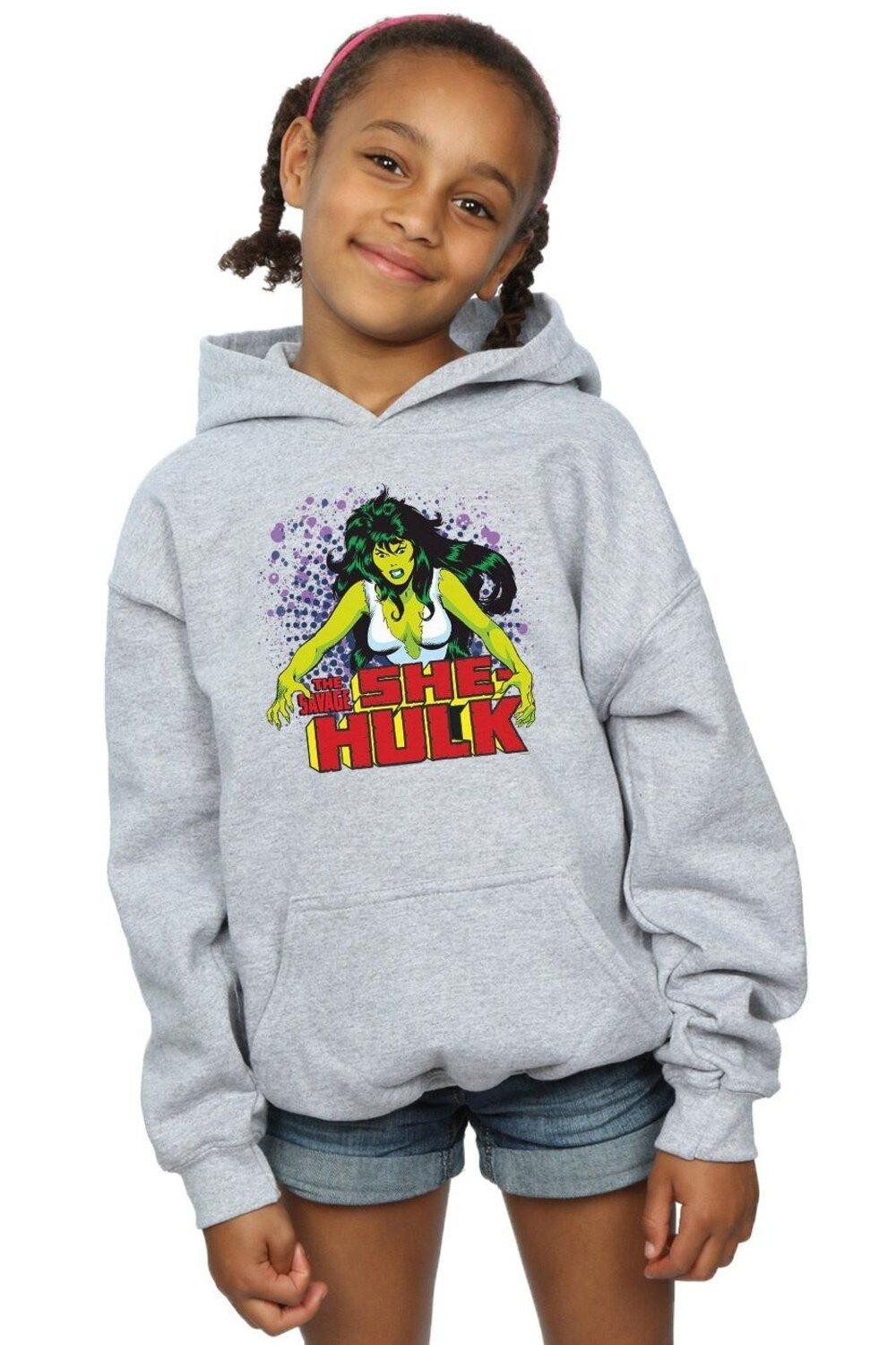 

Толстовка «Дикая женщина-Халк» Marvel, серый