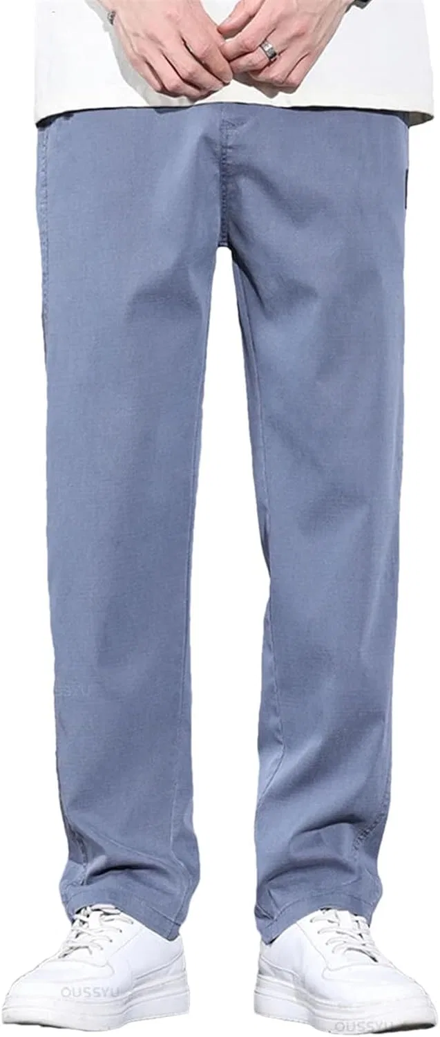 Джинсы Oversized, Lyocell, Men's, Light Blue