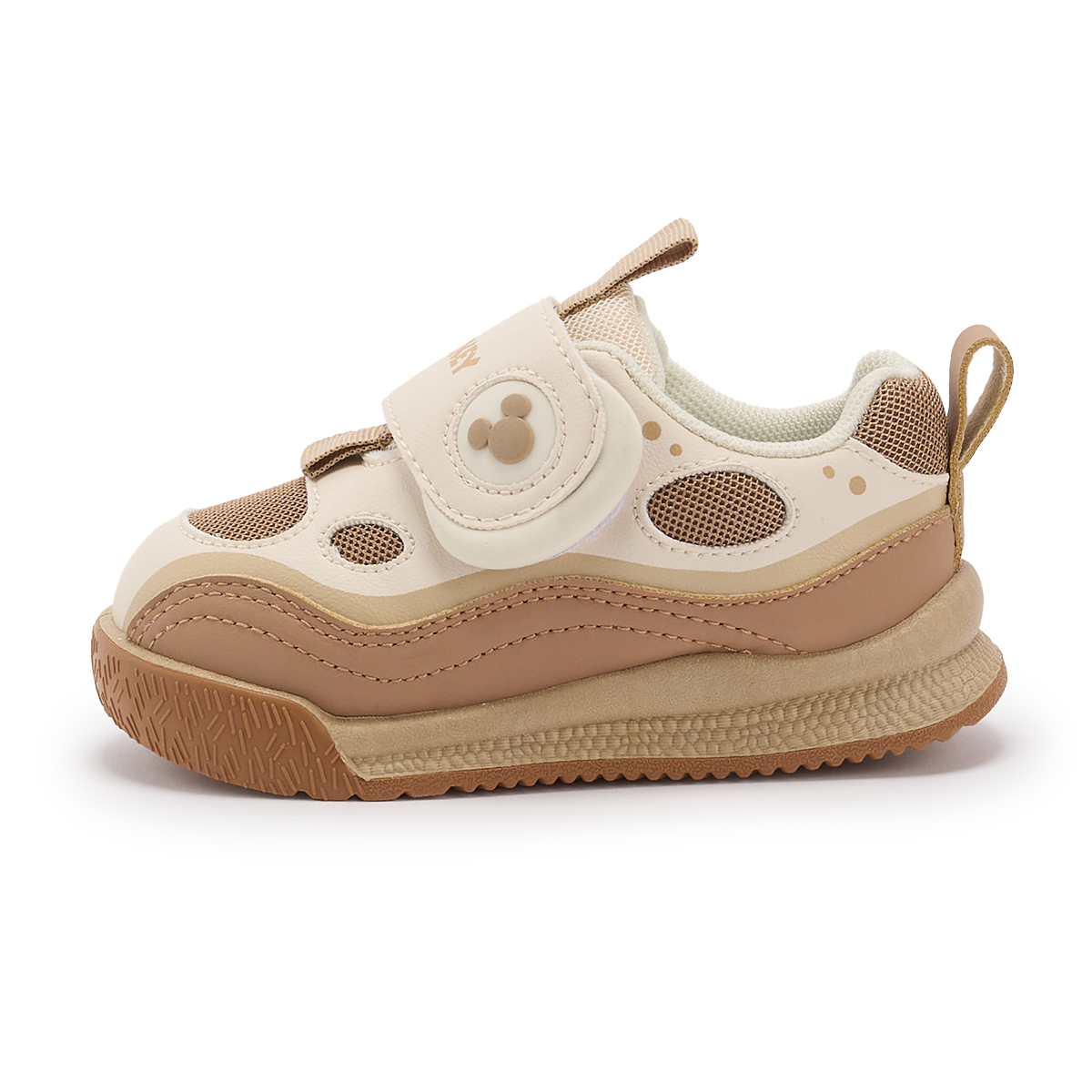 

Низкие детские повседневные ботинки Mickey с противоскользящей и устойчивой к истиранию подошвой для детей 3-7 лет Disney, хаки