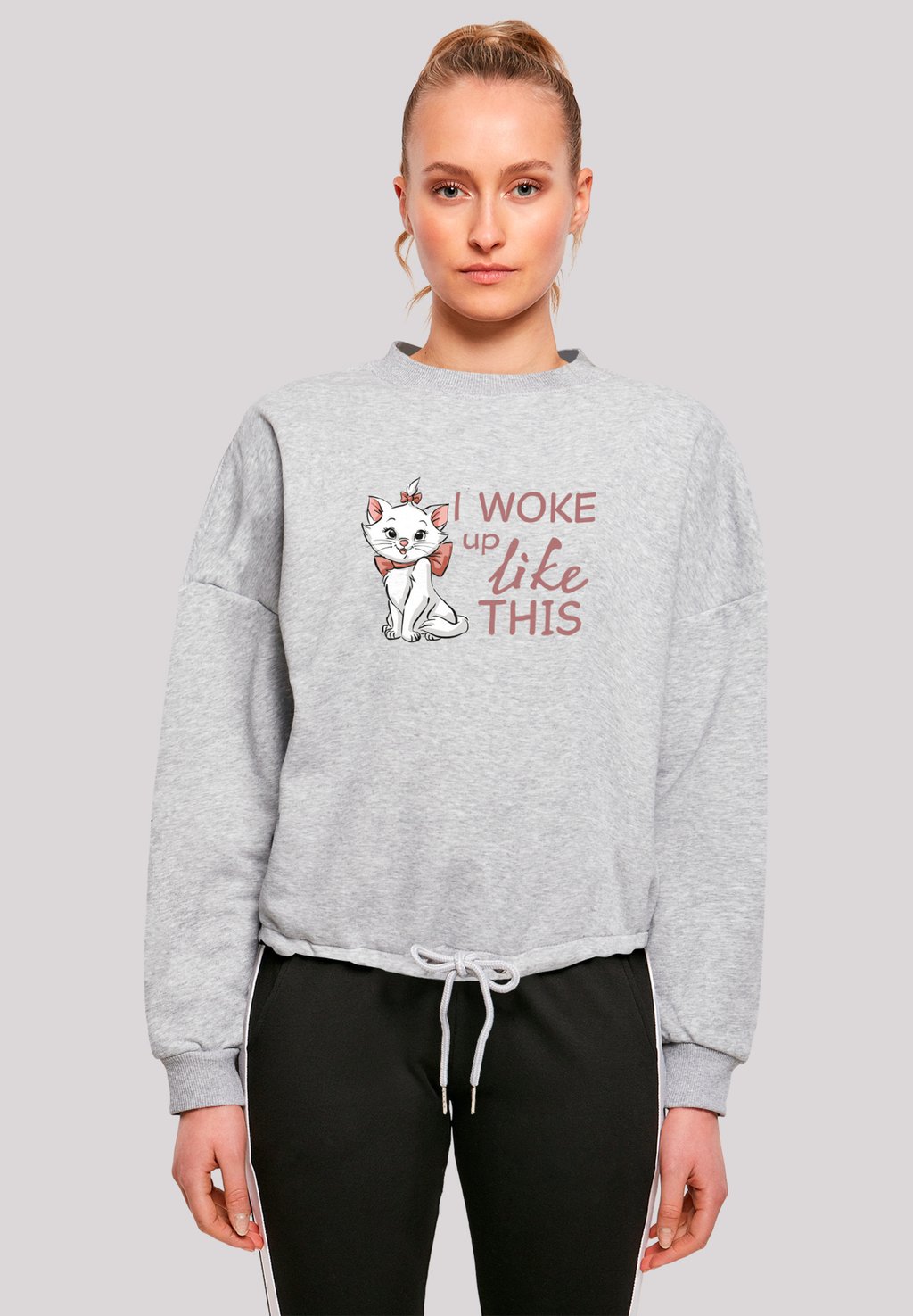 

Толстовка DISNEY ARISTOCATS MARIE WOKE UP F4NT4STIC, серый