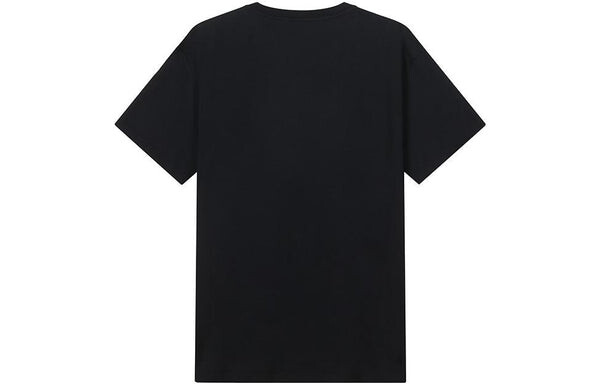 Футболка men's fw21 interlock double g printing cotton short sleeve black t-shirt Gucci, черный — фото 2