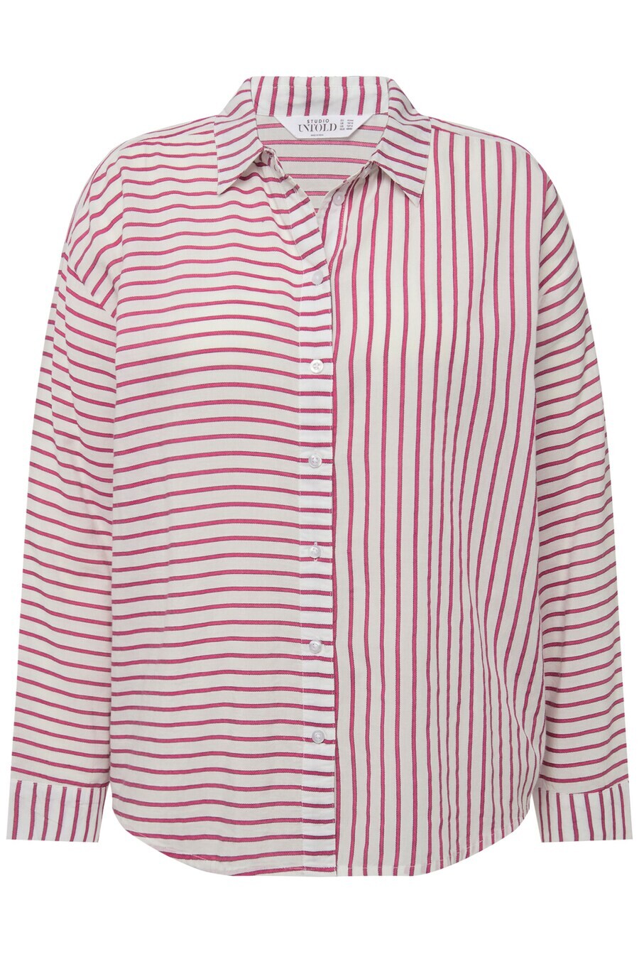 

Рубашка Studio Untold Blouse, цвет light pink/white