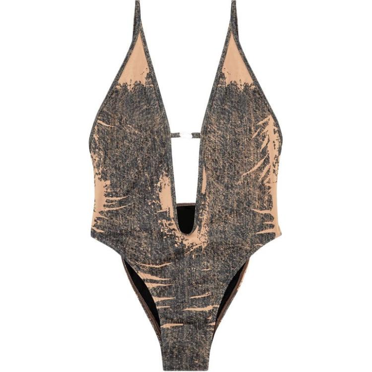 

Купальник слитный женский разноцветный DIESEL, мультиколор