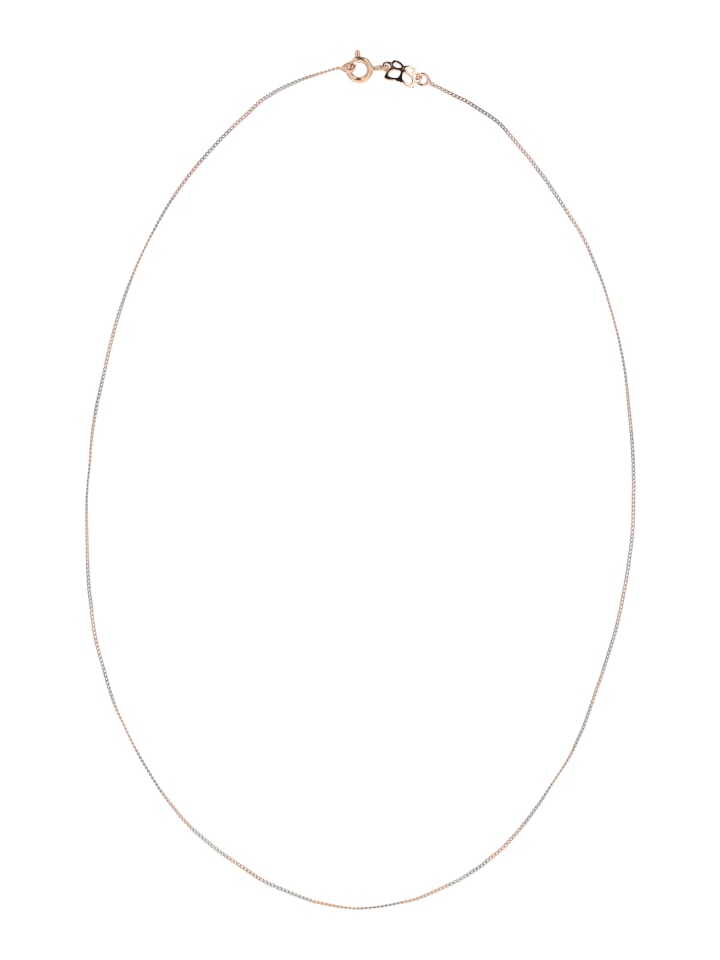 

Faina Женское колье-цепочка из розового золота и серебра