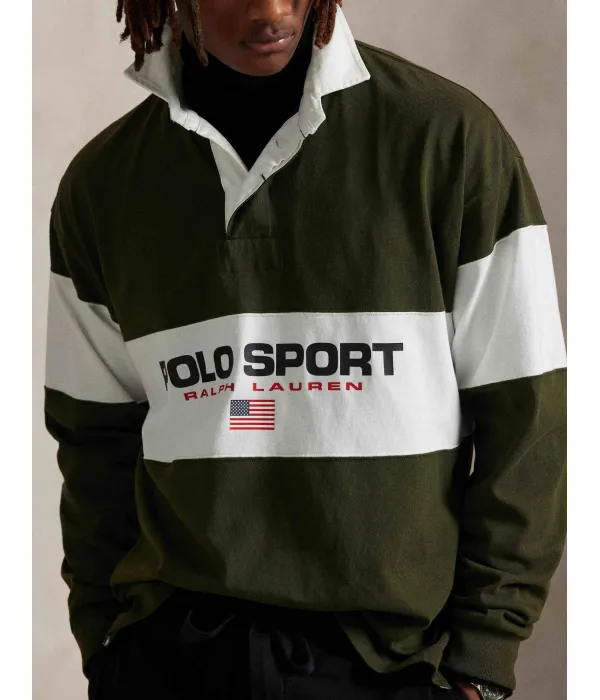 Толстовка Relaxed fit Polo Ralph Lauren, зеленый — фото 4